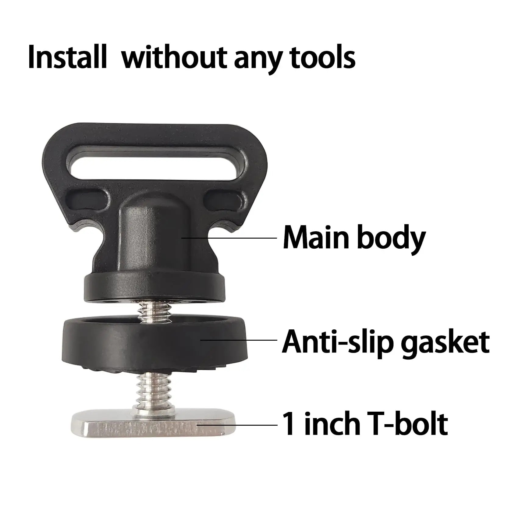 Fish Finder Mount - Support d'ancrage d'arrimage de piste de