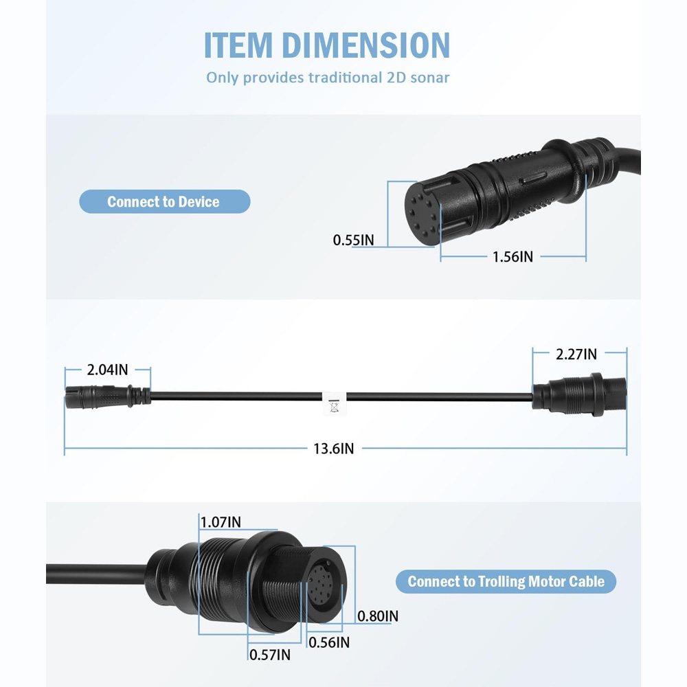 Remplace le câble adaptateur d - Fish Finder Cable avis et prix
