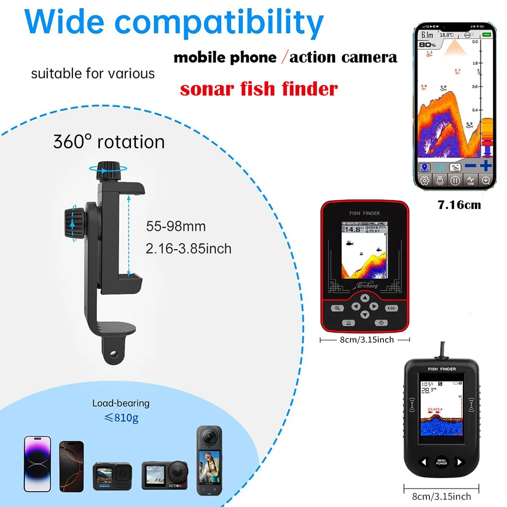 Support de poitrine pour sonar - Fish Finder Mount avis et prix